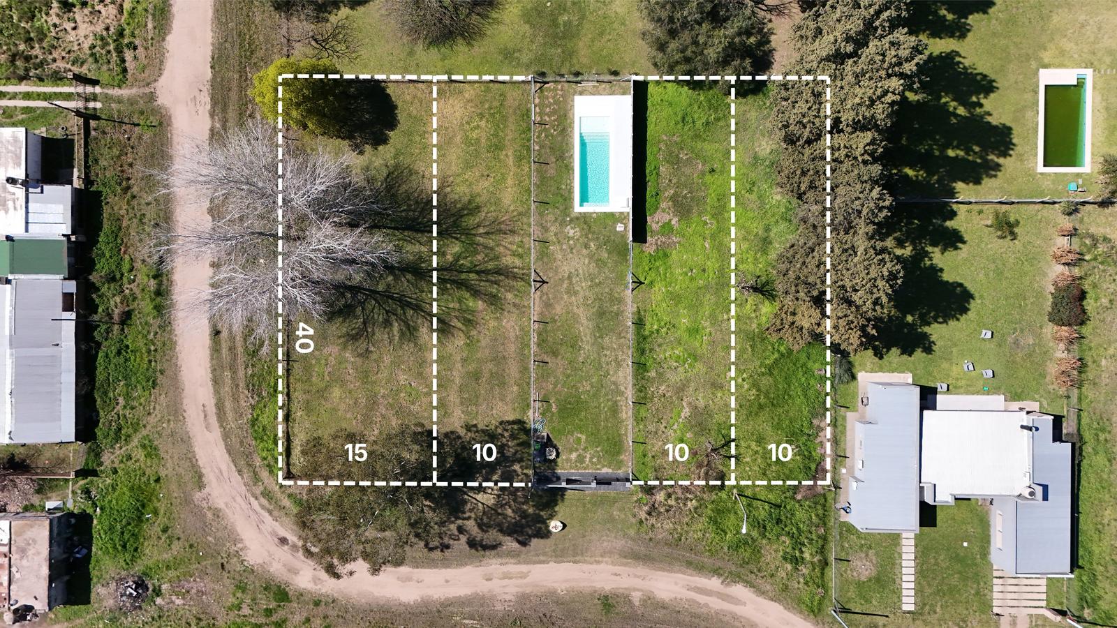 Venta terreno en Oliveros 600m2 financiado 
