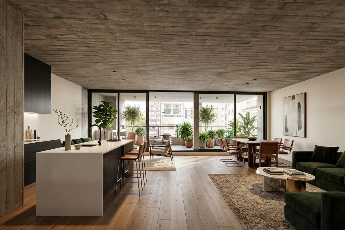 venta departamento 4 dormitorios  piso 4 con cochera en balcarce al 100