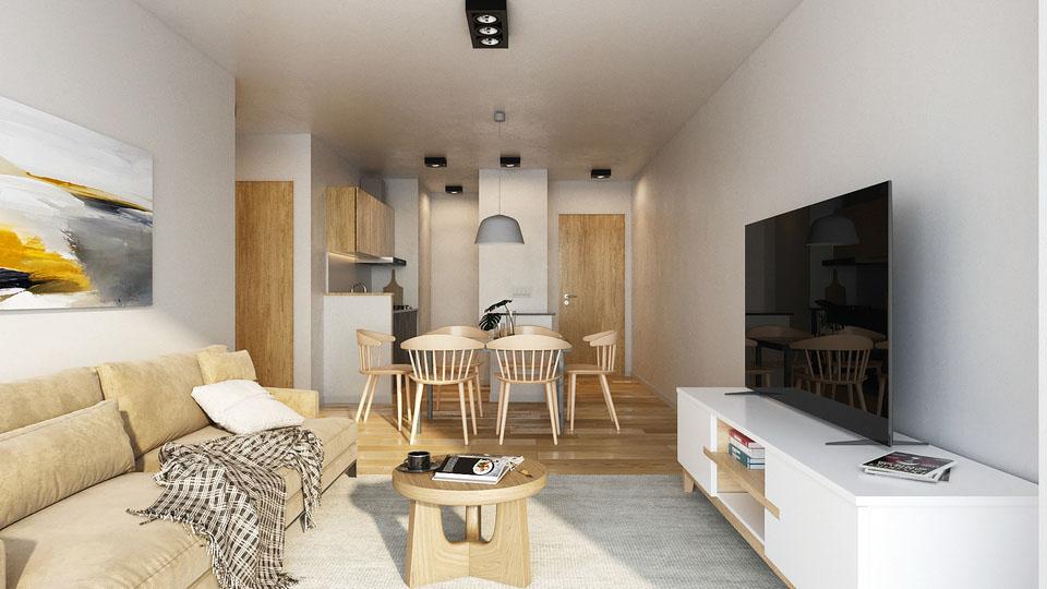 venta departamento 2 dormitorios 2 baños zona rio