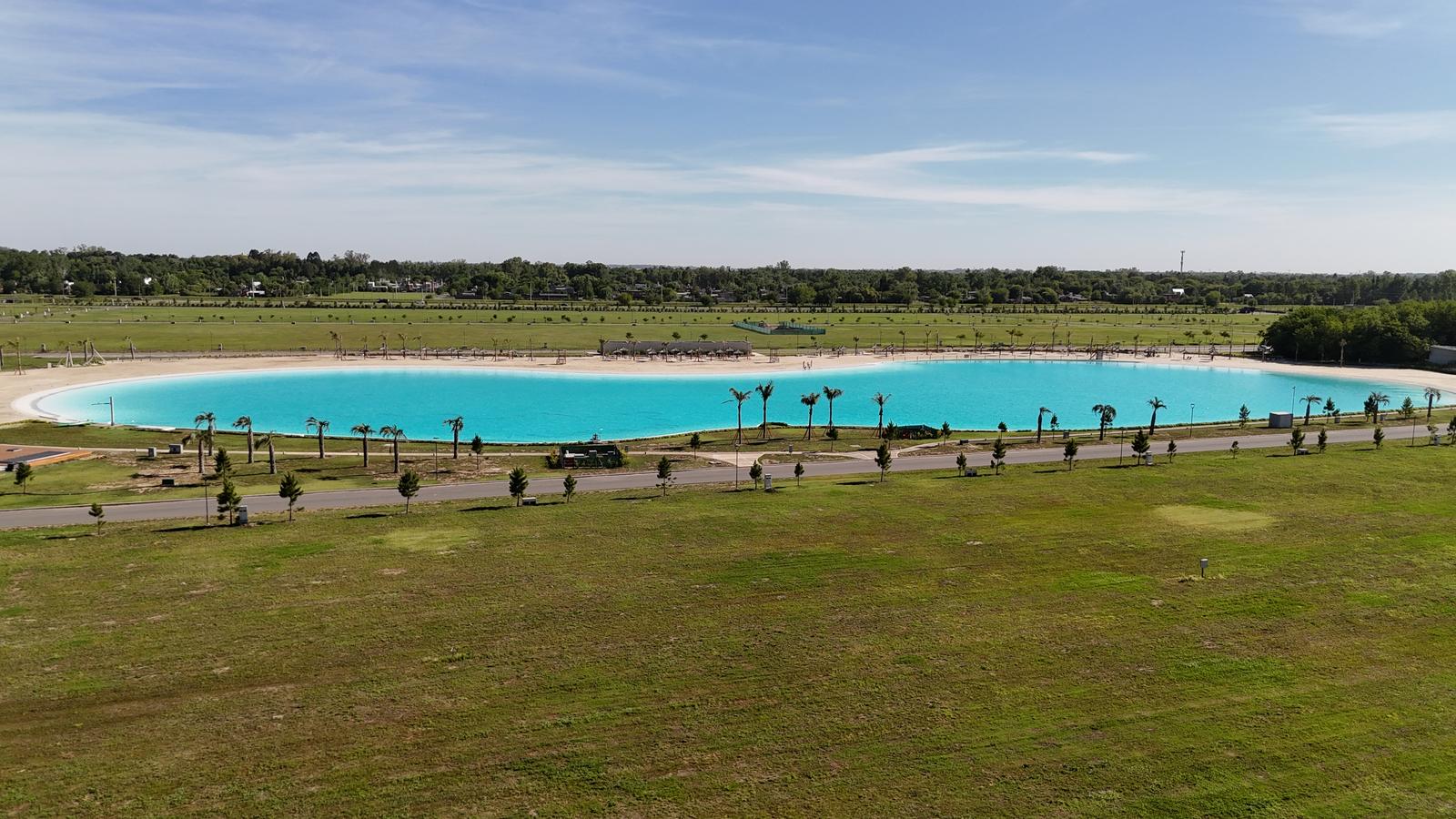 Venta terreno en Vida Crystal Lagoon fondo reservorio funes