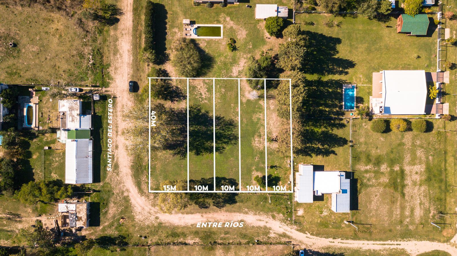 Venta terreno en Oliveros 600m2 financiado 