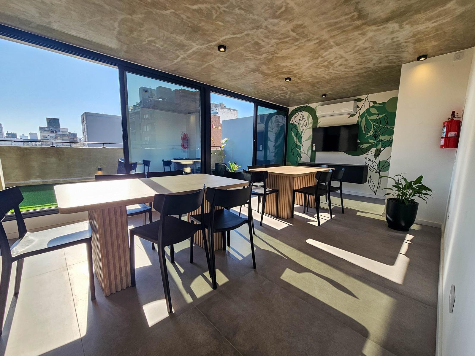 alquiler departamento un dormitorio con patio cochera pileta quincho